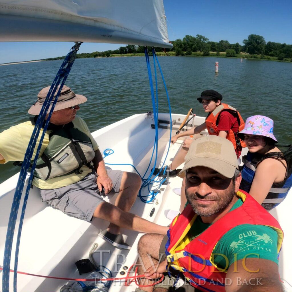 Sailing Lesson on the Lake 2 Sailing Lesson on the Lake