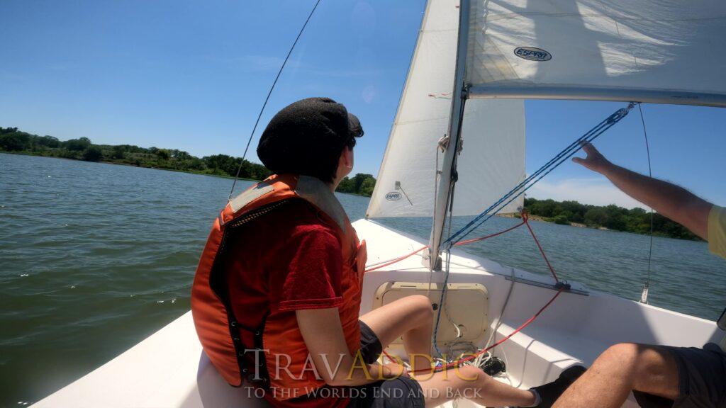 Sailing Lesson on the Lake